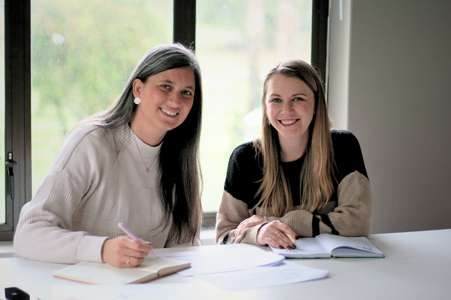 Jessica and Tamlyn, the founders of MonteNova Academy
